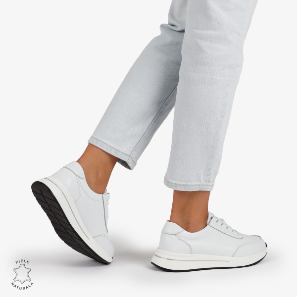 Pantofi Casual dama din Piele naturală CRL1322 - Img 3