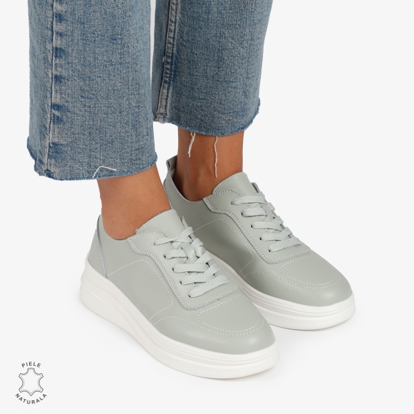 Pantofi Casual de dama din Piele Naturala CRL1206 BARILLA - Img 2
