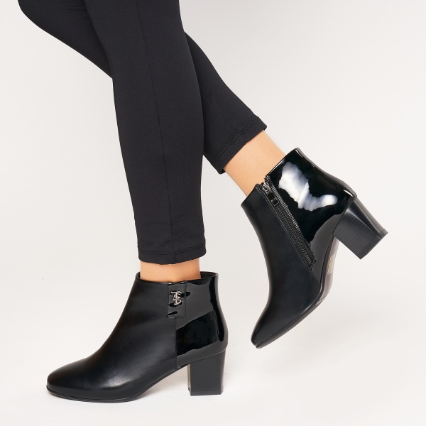 Botine dama din Piele EcologIca CRL1323 NEGRU - Img 3
