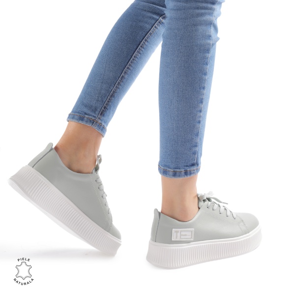 Pantofi Casual dama din Piele Naturala CRL0850 BARILLA - Img 2