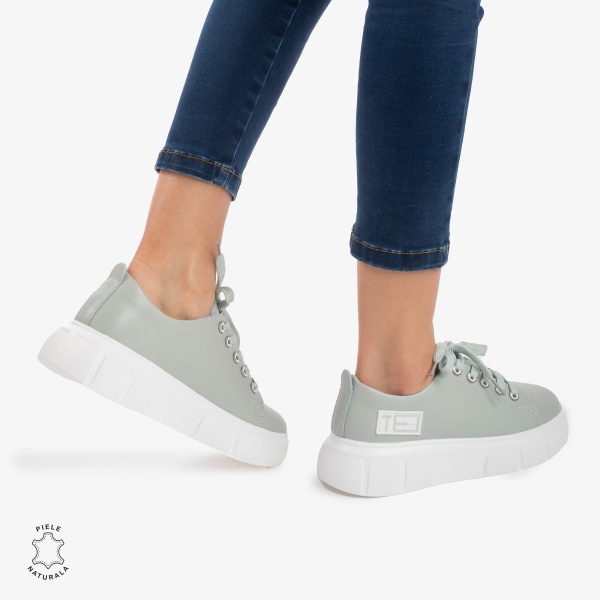 Pantofi Casual de dama din Piele naturala CRL0527 BARILLA - Img 2