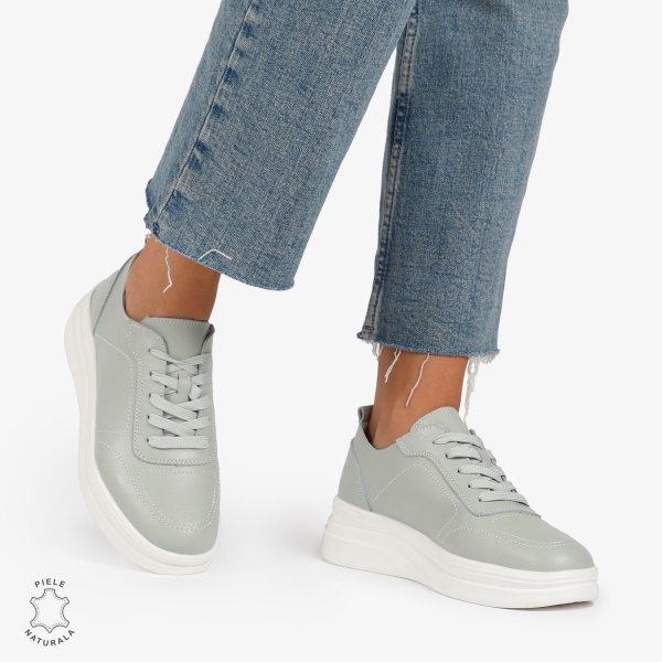Pantofi Casual de dama din Piele Naturala CRL1206 BARILLA - Img 3