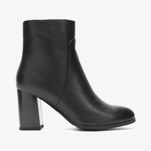 Botine dama din Piele Ecologica CRL0659 Negru - Img 2