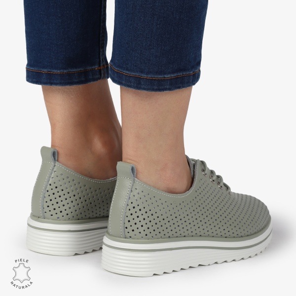 Pantofi casual dama din Piele naturală CRL0113 BARILLA - Img 4