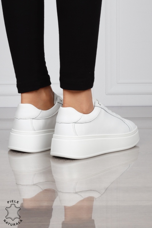 Pantofi Casual DAMA din PIELE Naturala CRL1517 - Img 3