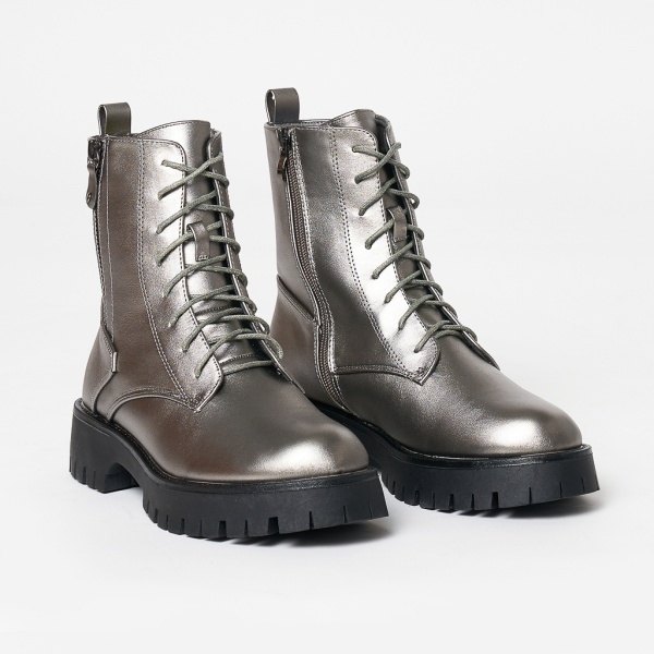 Ghete dama din Piele Ecologica CRL0625PEWTER - Img 2