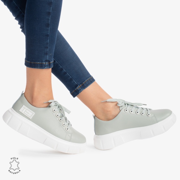 Pantofi Casual de dama din Piele naturala CRL0527 BARILLA - Img 3