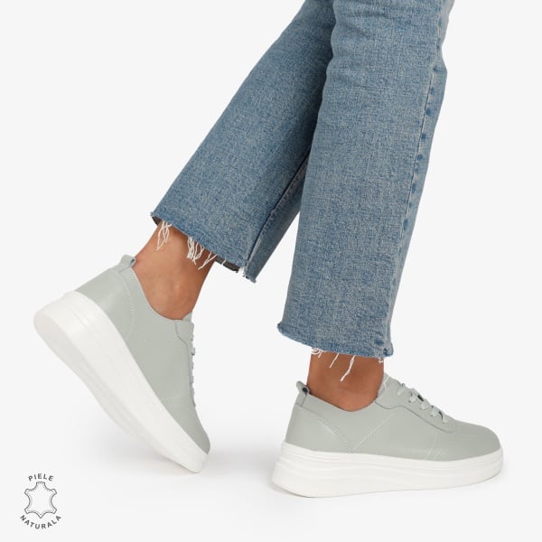 Pantofi Casual de dama din Piele Naturala CRL1206 BARILLA - Img 4