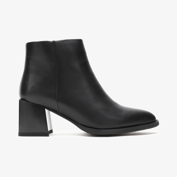 Botine dama din Piele Ecologica CRL0658 Negru - Img 2