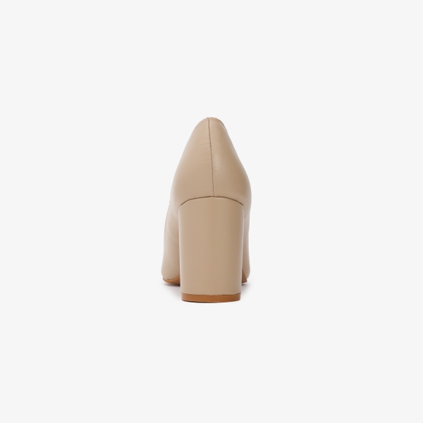 Pantofi Eleganți dama din Piele Ecologică CRL0545 NUDE - Img 4