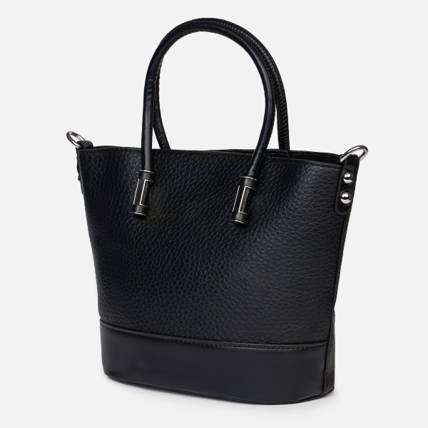 Geanta dama din piele ecologica shopper cu design simplu și barete lungi CRL1491 - Img 3