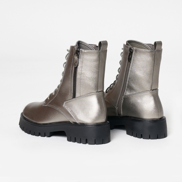 Ghete dama din Piele Ecologica CRL0625PEWTER - Img 3