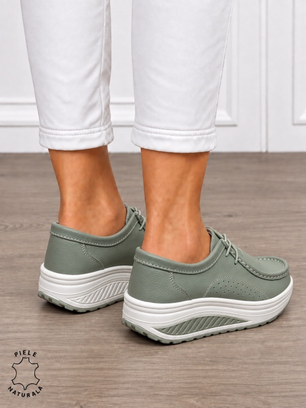 Mocasini dama din Piele Naturala CRL1219 BARILA - Img 3