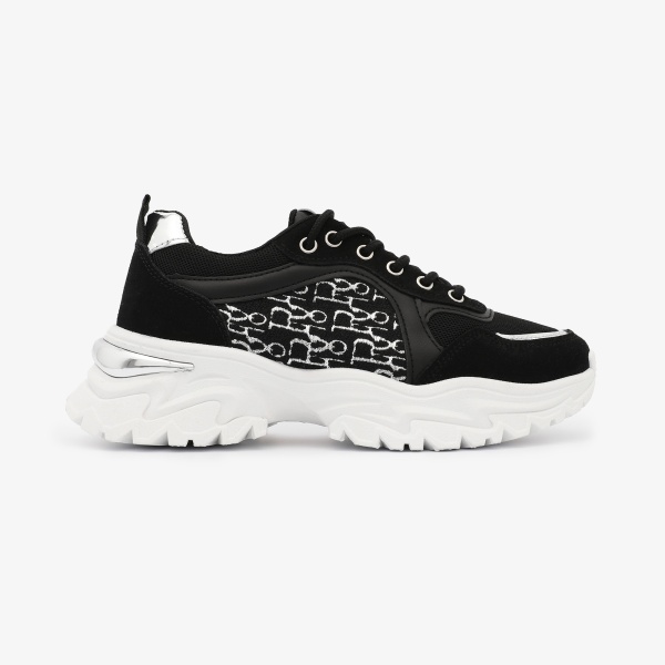 SNEAKERS dama din piele ecologica CRL0707 NEGRU - Img 2