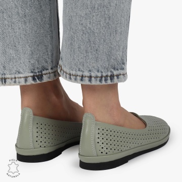 BALERINI dama din Piele naturala PERFORATA SLIP-ON CRL1358 BARILLA - Img 4
