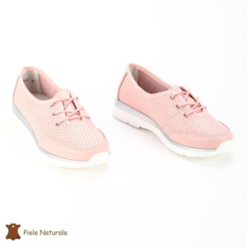 BALERINI SPORT dama din Piele naturală CRL0114 ROZ - Img 2