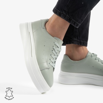 PANTOFI CASUAL DE DAMA DIN PIELE NATURALA CRL0769 barilla - Img 4