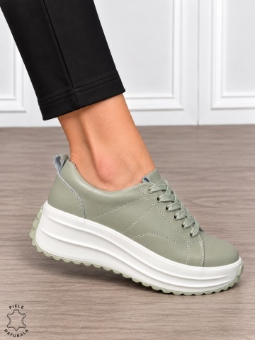 Pantofi casual din piele naturală pentru damă cu design versatil CRL1908 BARILLA - Img 2