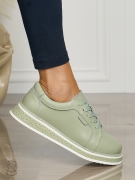 Pantofi casual piele naturala CU TALPA GROASA CRL1513 Barila - Img 2