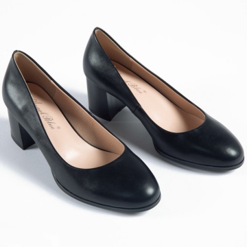 Pantofi Eleganti de dama din Piele Ecologica CRL0173 Negru - Img 3