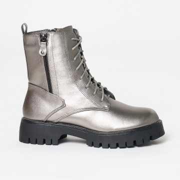 Ghete dama din Piele Ecologica CRL0625PEWTER