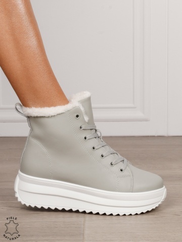 Ghete Dama IMBLANITE DIN Piele Naturala CRL1298 BARILA