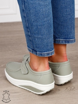 Mocasini dama din Piele Naturala CRL0063 CULOARE:BARILA - Img 4