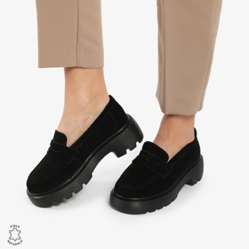 Mocasini dama din Piele naturală INTOARSA CRL1321 - Img 2