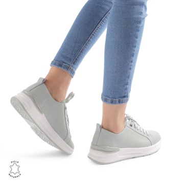Pantofi Casual dama din Piele Naturala CRL0846 BARILLA - Img 3