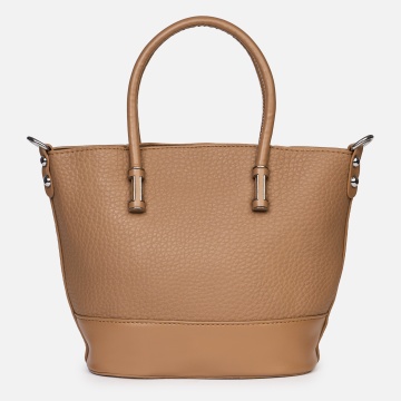 Geanta dama din piele ecologica shopper cu design simplu și barete lungi CRL1491 - Img 2