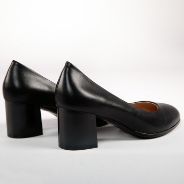 Pantofi Eleganti de dama din Piele Ecologica CRL0173 Negru - Img 4