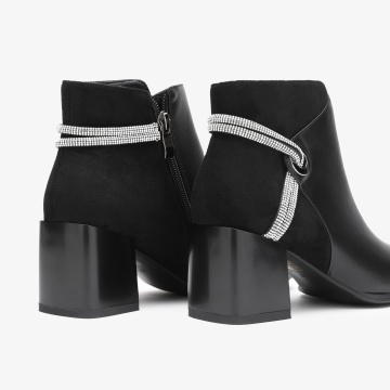 Botine dama din Piele Ecologica+Piele Ecologica Intoarsa CRL0662 - Img 3