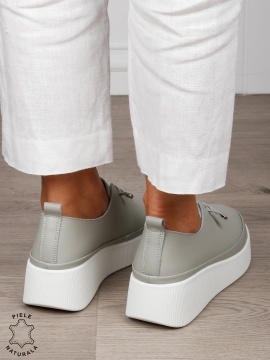 Pantofi Casual dama din Piele Naturala CRL1543 BARILLA - Img 3
