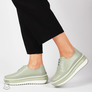 PANTOFI CASUAL Dama Piele Naturala CU SIRET CRL1439 BARILLA - Img 2