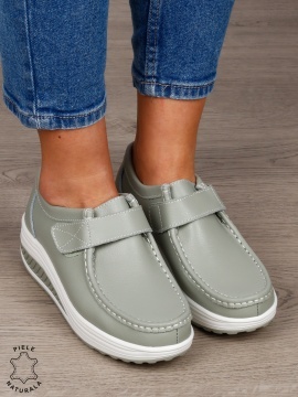 Mocasini dama din Piele Naturala CRL0063 CULOARE:BARILA - Img 2