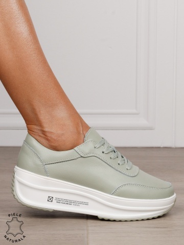 Pantofi casual dama din Piele naturală CRL0058 BARILLA
