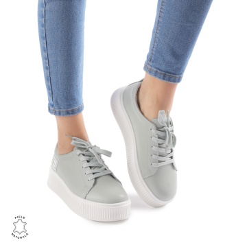 Pantofi Casual dama din Piele Naturala CRL0850 BARILLA - Img 3