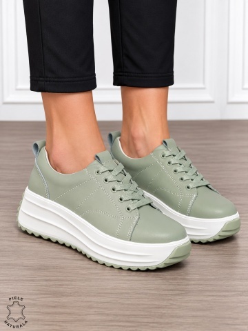 Pantofi casual din piele naturală pentru damă cu design versatil CRL1908 BARILLA
