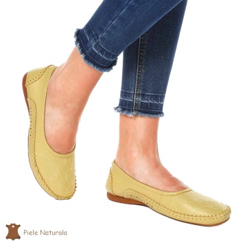 Balerini Mustar Din Piele Naturala CRL0223 - Img 3