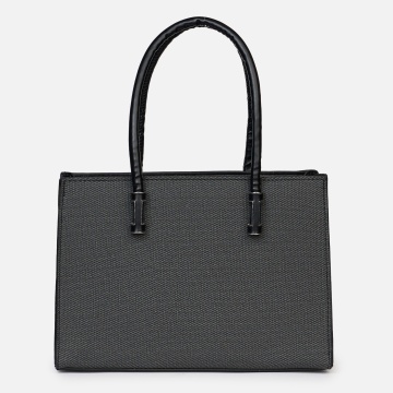 Geantă office din piele ecologică cu mânere lungi și design clasic CRL1486 - Img 3