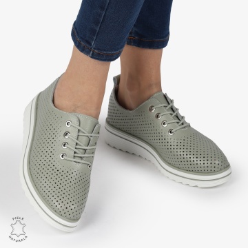 Pantofi casual dama din Piele naturală CRL0113 BARILLA - Img 2