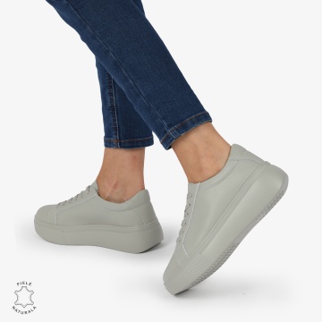 Pantofi CASUAL PIELE NATURALA cu detaliu lateral CRL1273 Barilla - Img 3