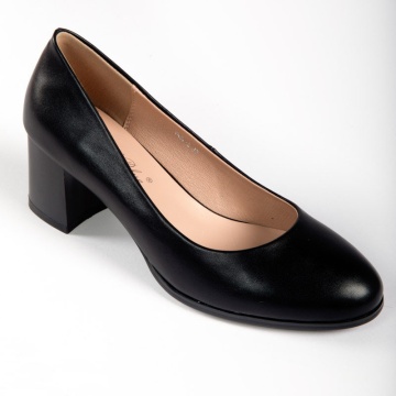 Pantofi Eleganti de dama din Piele Ecologica CRL0173 Negru - Img 2