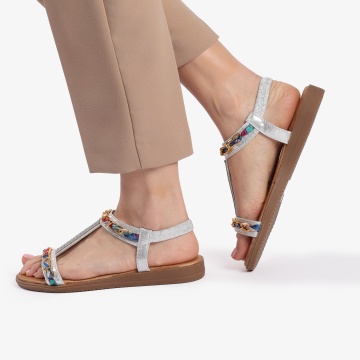 Sandale dama din Piele Ecologica CRL0149 - Img 3