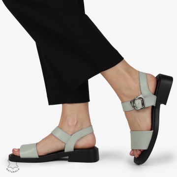SANDALE Dama Piele Naturala CU CATARAMA CONFORTABILE CRL1372 BARILLA - Img 2