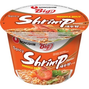 Tăiței Instant Creveți Picant Big Bowl 115g – NONGSHIM