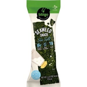 Snack din Alge Marine cu Sare de Mare 4g – BIBIGO
