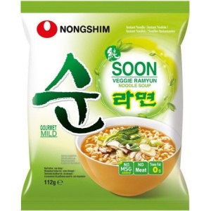 Tăiței instant Soon Veggie Ramyun (vegetarian) 112 g NONGSHIM
