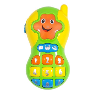 Jucarie interactiva telefon mobil, cu Sunete, Muzica si Lumini, in Engleza - Img 2