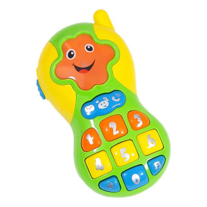 Jucarie interactiva telefon mobil, cu Sunete, Muzica si Lumini, in Engleza - Img 4